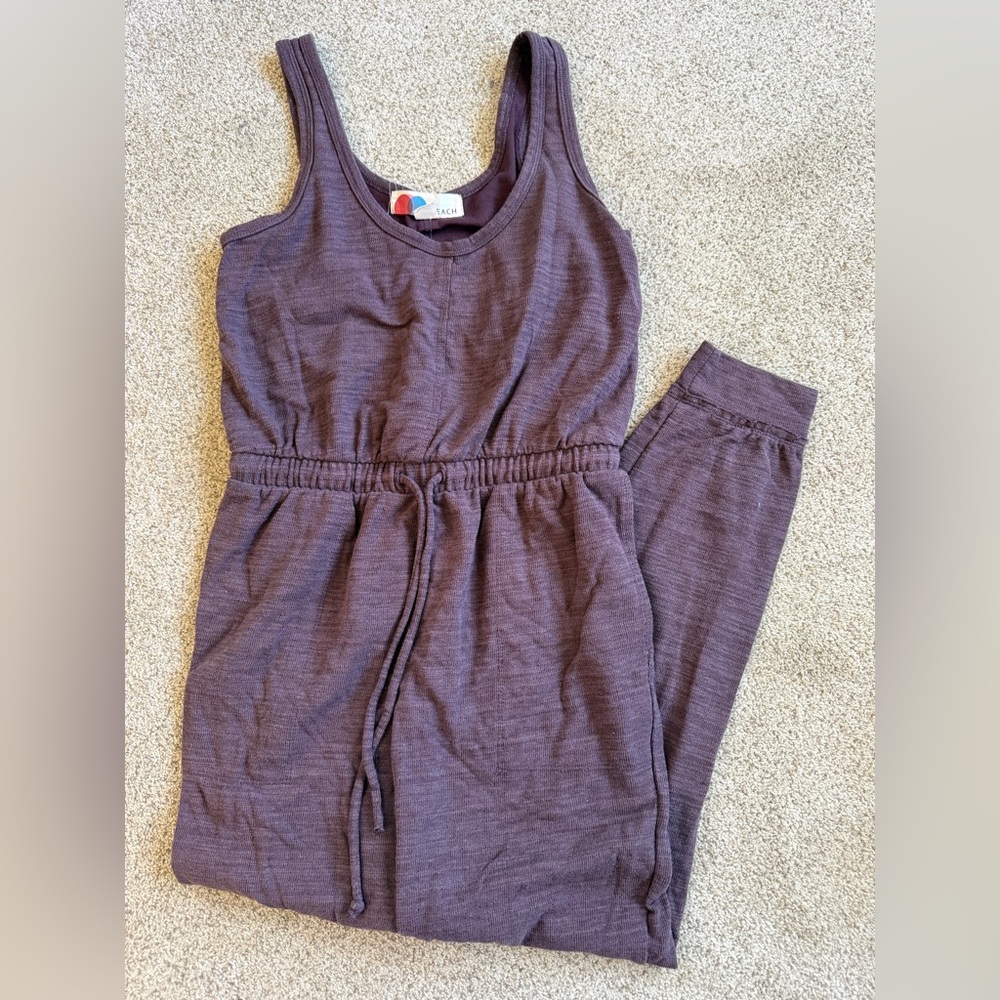 Free People Beach lounge brown jumpsuit Sleeveless Jumpsuit